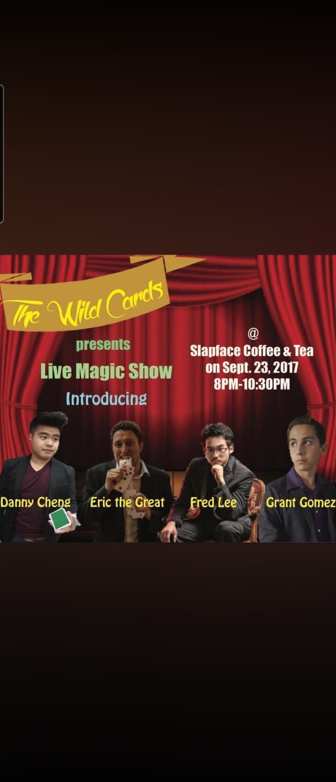 A Wild Cards live magic show announcement